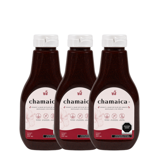 Pack 3 Chamaica squeeze chico 250ml