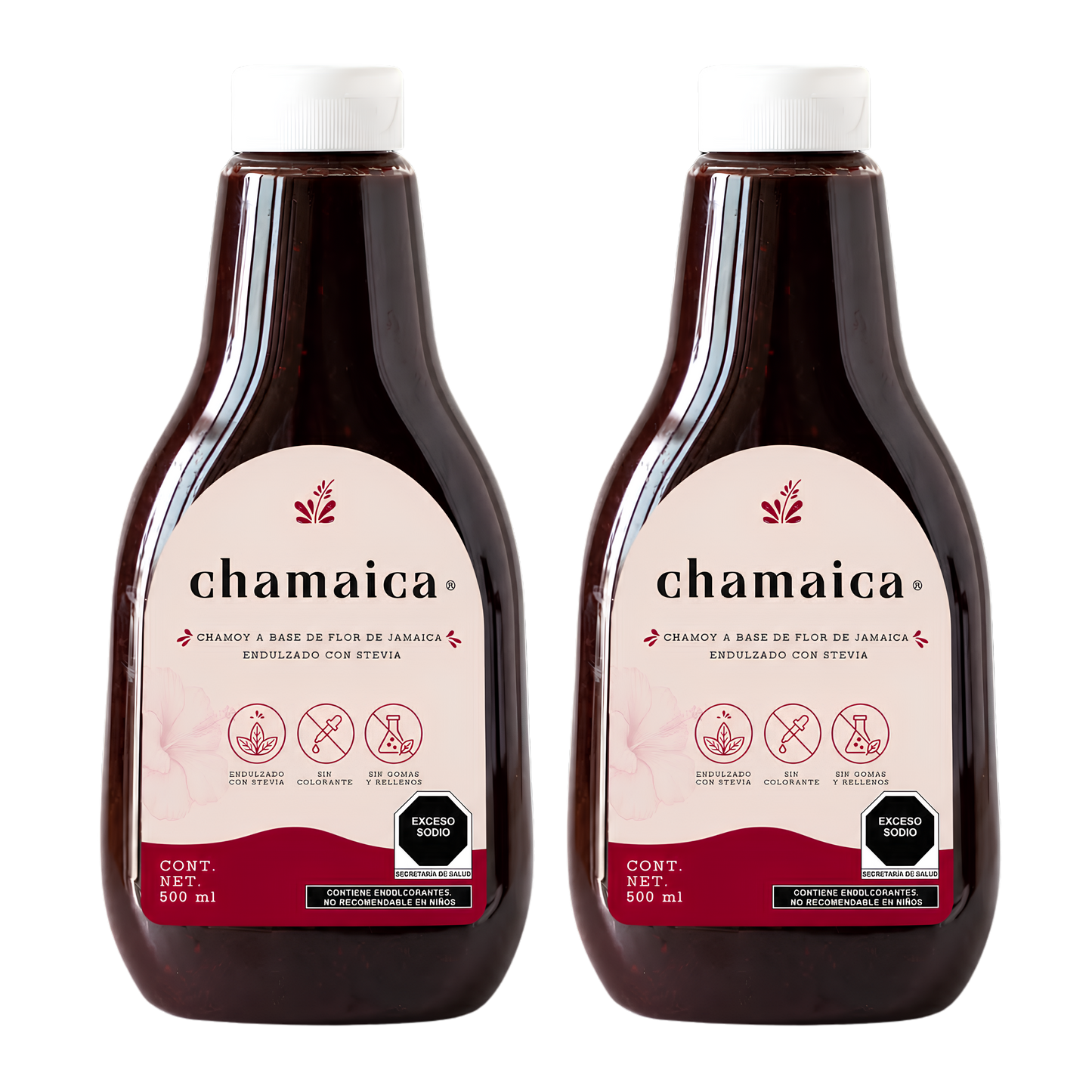 Pack 2 Chamaica squeeze grande 500ml