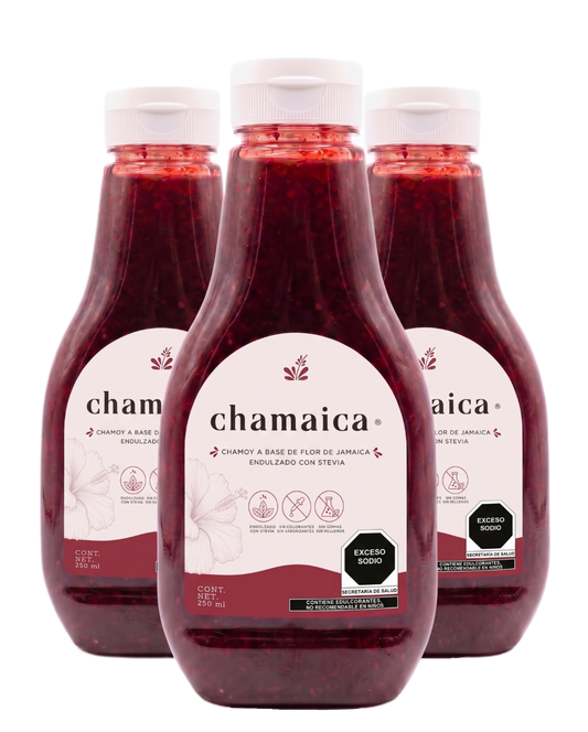 Pack 3 Chamaica squeeze chico 250ml