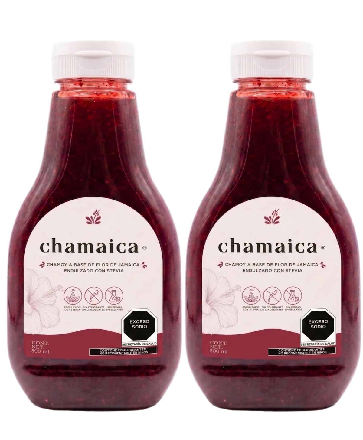 Pack 2 Chamaica squeeze grande 500ml