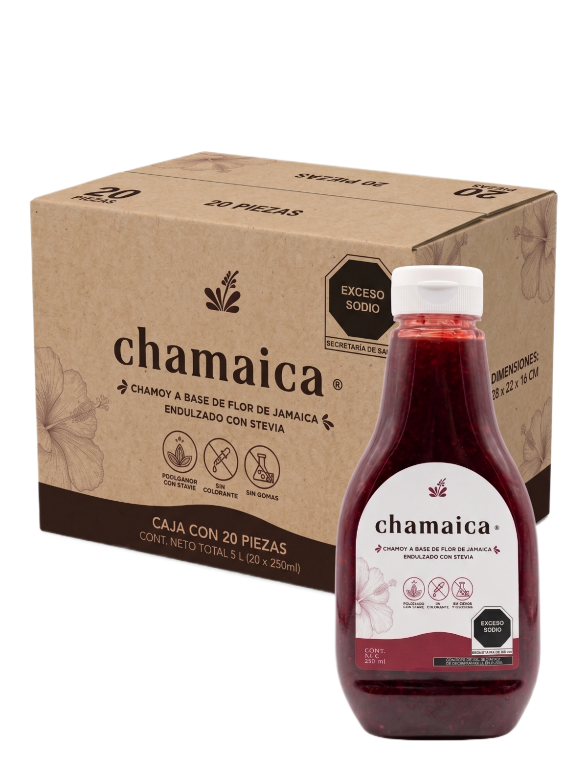 Chamaica squeeze chico 250ml